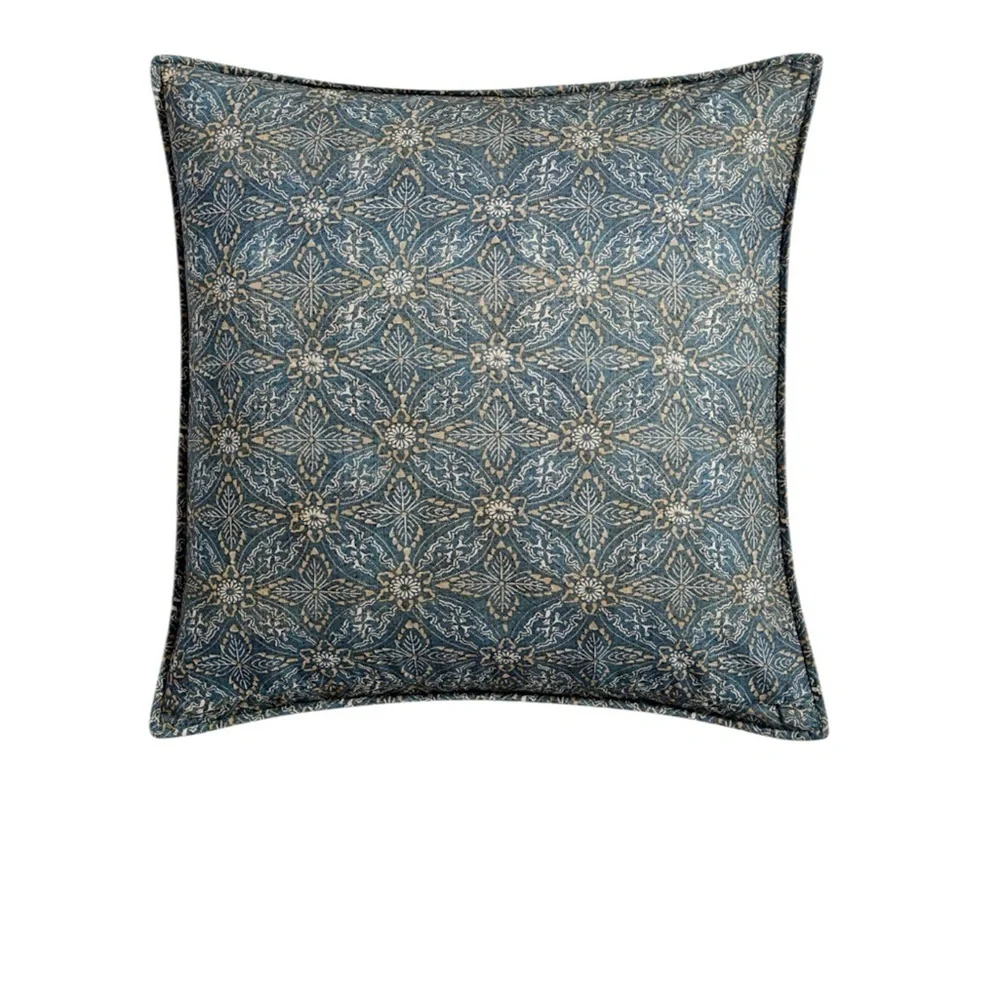 NWT | POTTERY BARN EUROPEAN SQUARE EMERSON HAND QUILTED COTTON REVERSIBLE SHAM